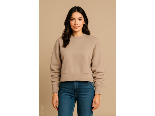 Womens Heavyweight Oversized Sweatshirt N9087